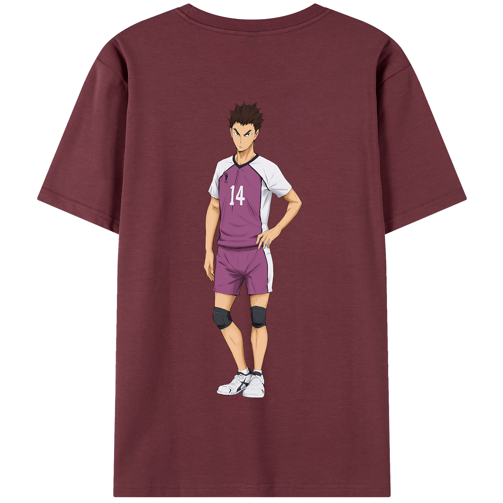（画像用） ハイキュー!! Haikyu!! 綿100％半袖Tシャツ（背面プリント）
